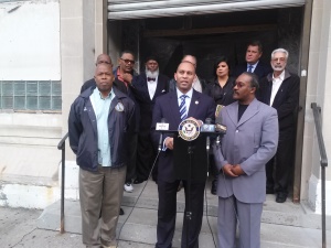 Congressman Hakeem Jeffries says banks should provide low-interest loans to rebuild Coney Island's houses of worship ravaged by Hurricane Sandy. 