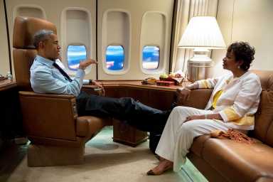 Rep Clarke with POTUS