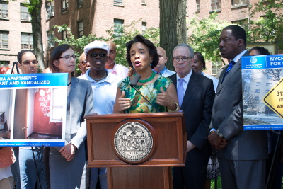 City Councilwoman Laurie Cumbo said the audit provides a road map for improving NYCHA. 