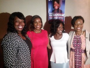 From l to r, Assemblymember Latrice Walker, NYC Public Advoate Letitia James, and Assembly Members Diana Richardson and Rodneyse Bichotte.  