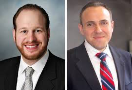 City Council Members David Greenfield, left, and Mark Treyger, right