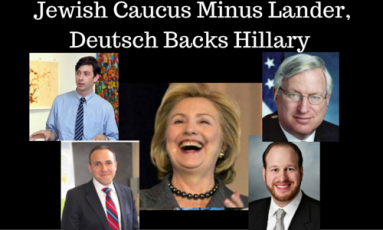 City Council Jewish Caucus Backs Hillary Minus Lander, Deutsch