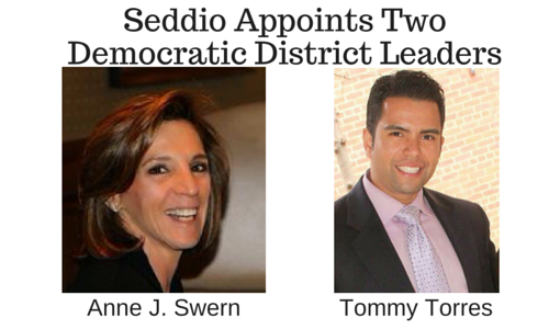 Seddio Appoints Two Democratic District Leaders
