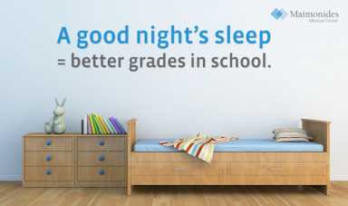 Back to School Sleep Routine