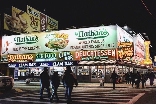 The original Nathan's Famous In Coney Island 