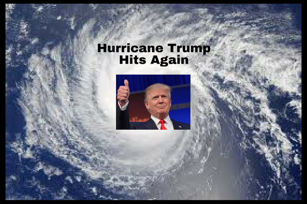 trump benefiting from recent hurricanes