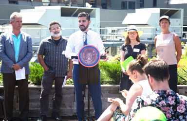 Espinal Press Conference Green Roof