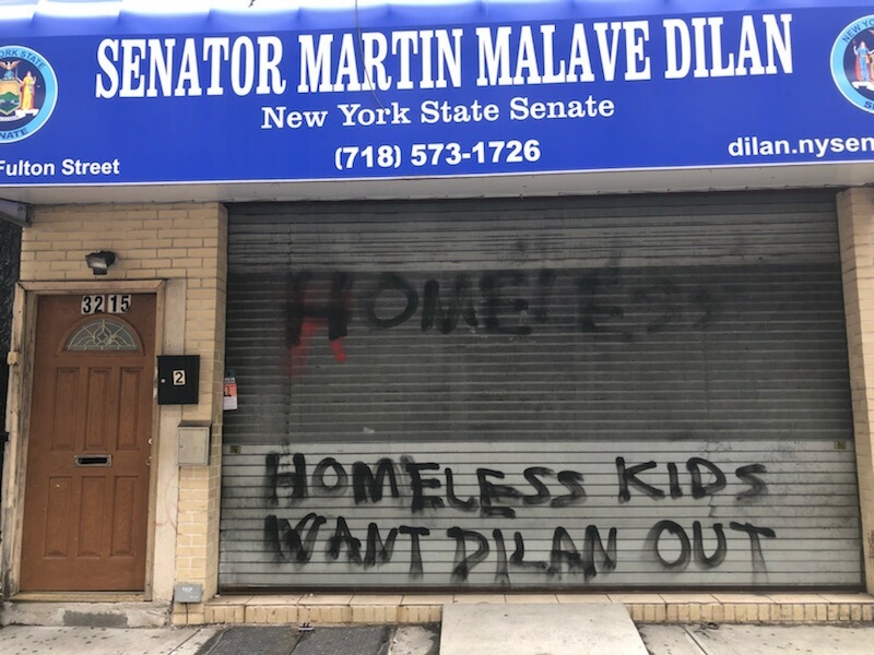 Dilan office vandalism, 9-13-18