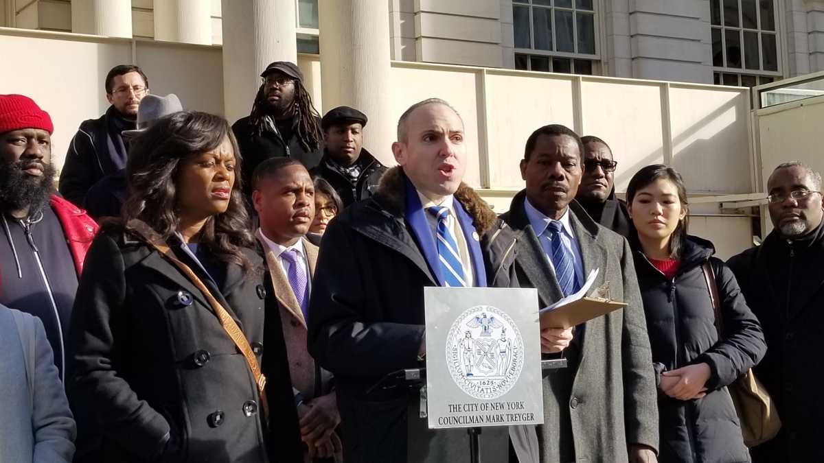 Treyger alongside Assemblywoman Rodneyse Bichotte and City Councilman Mathieu Eugene (2)