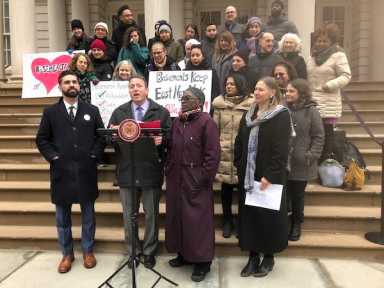 Celebrating Basement Legislaiton Passage