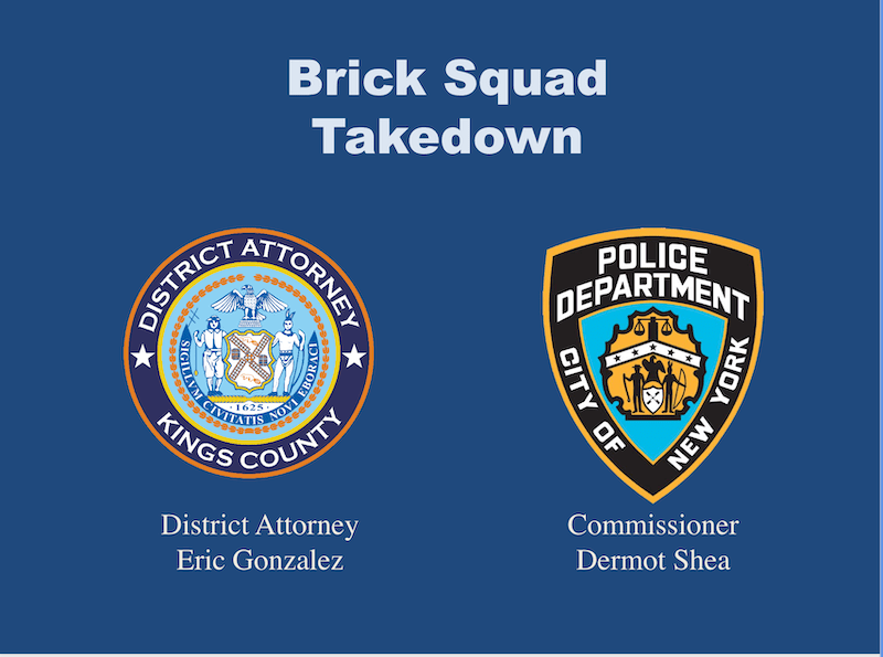 DA, NYPD Bust Alleged Deadly Brick Squad Gang