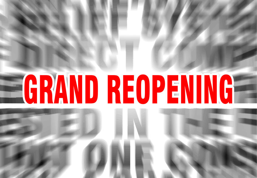 grand reopening