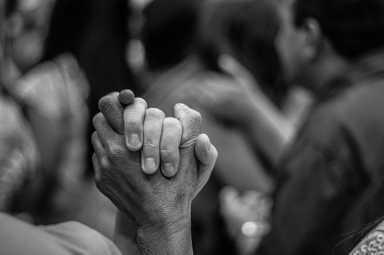 Grayscale Holding Hands