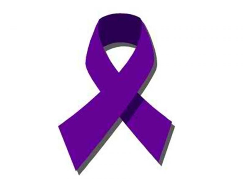Domestic Violence Purple Ribbon drawing image in Vector cliparts category at pixy.org