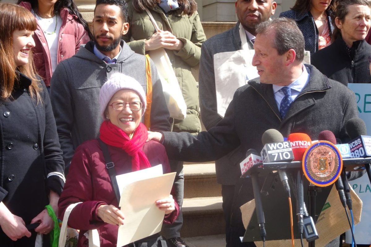 City Council Members Margaret Chin and Brad Lander (Photo by William Engel)