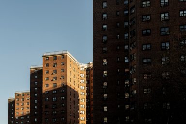 Big shadows cased on NYCHA buildings