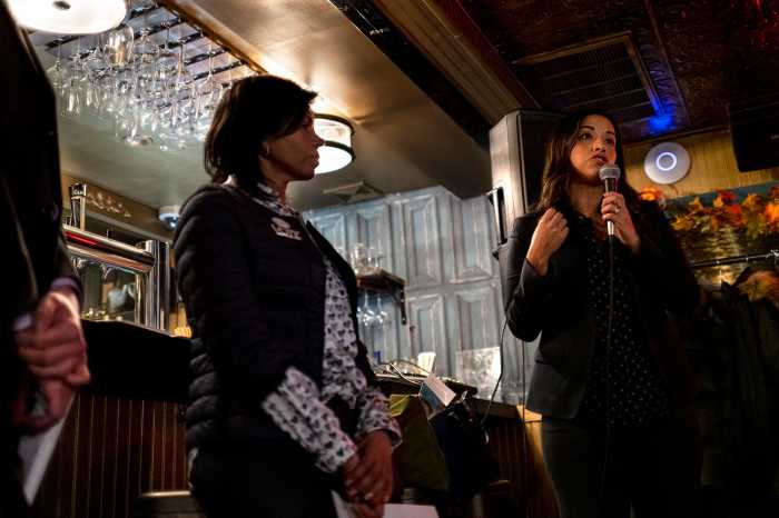 Council Member Carlina Rivera (right) co-chairs the newly created 2020 Census Task Force, a group that will work to ensure that every New Yorker is counted in the upcoming decennial questionnaire. (Photo by Tsubasa Berg)