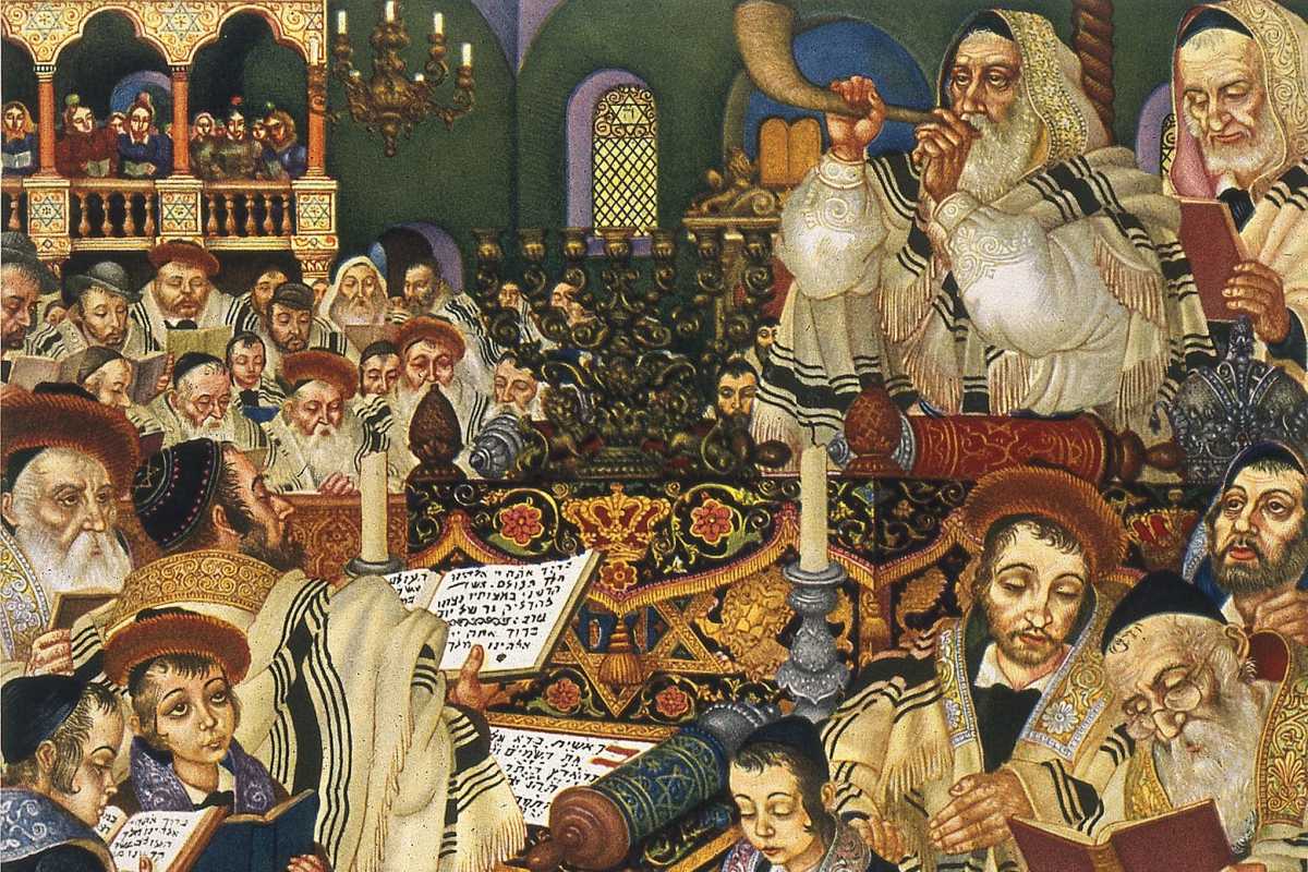 Illustration of Rosh Hashanah by Arthur Szyk