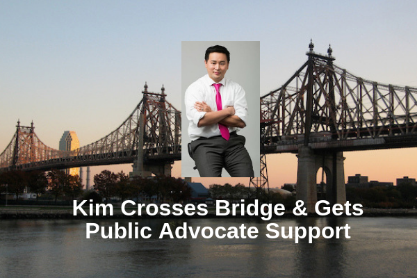 Kim Crosses Brideg For Public Advocate (1)