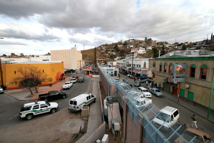 Mexican-American Border at Nogales (Credit: Sgt. 1st Class Gordon Hyde, Wikimedia Commons)