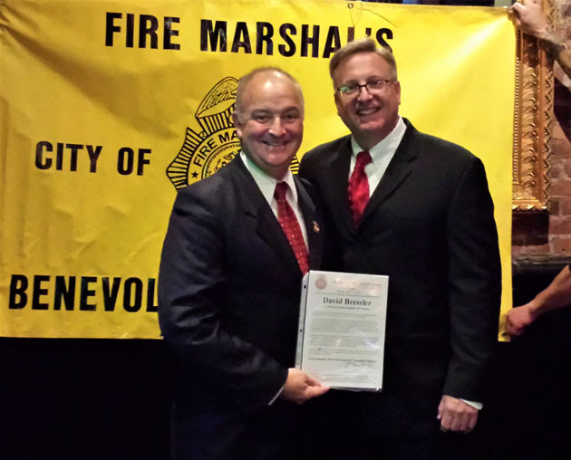 William Kregler, President of Fire Marshalls Benevolent Association