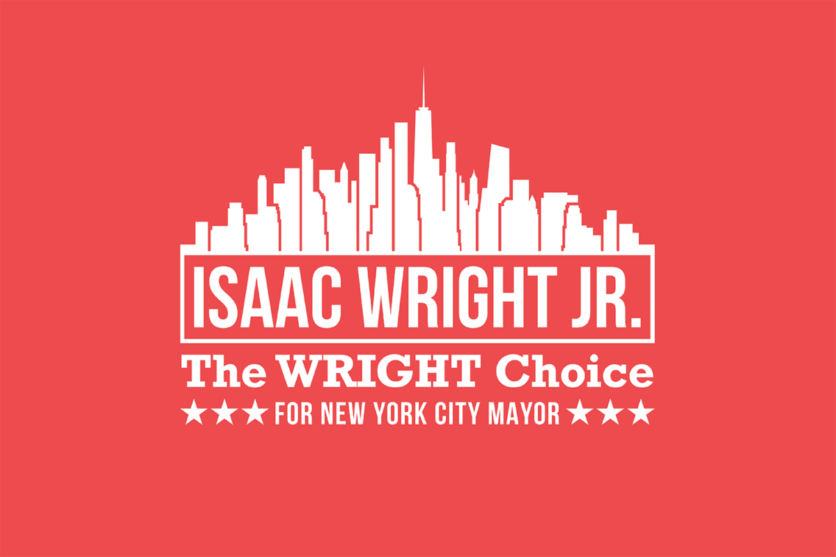 Isaac Wright Jr. campaign banner