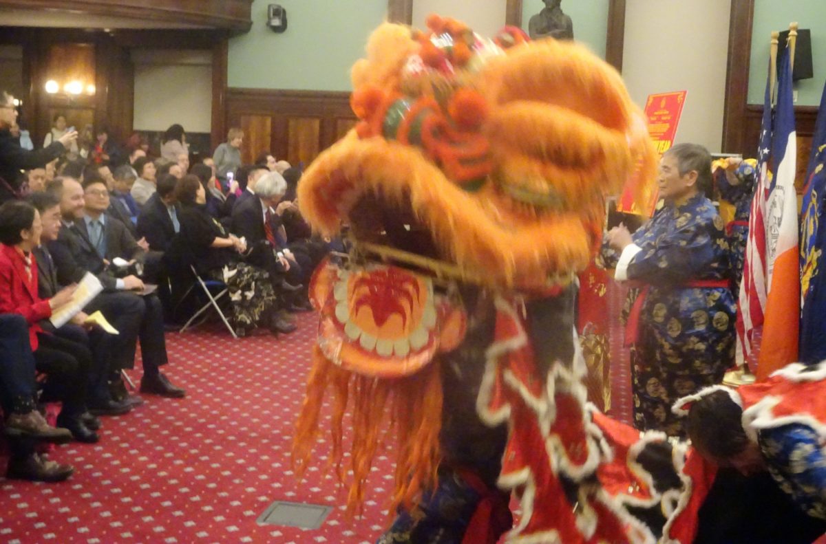 The Lion Dance is a traditional Chinese dance meant to bring good luck and fortune [photo by William Engel]