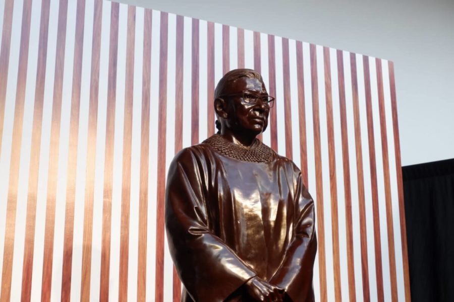 Herroner New Ruth Bader Ginsburg Statue Unveiled At City Point 9025