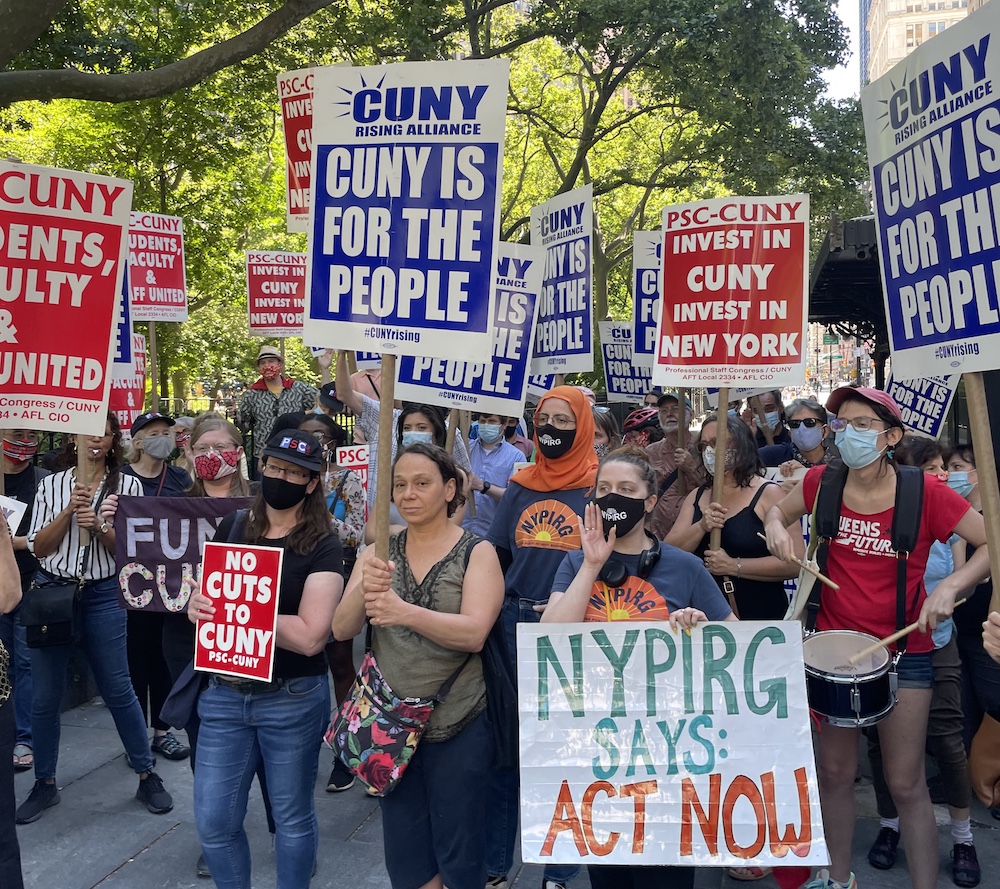 CUNY Cuts Rally #3
