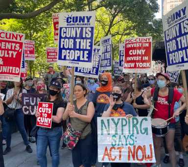 CUNY Cuts Rally #3