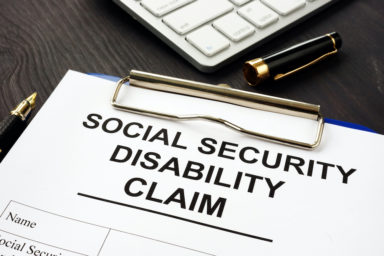 Social security disability benefits claim and pen.