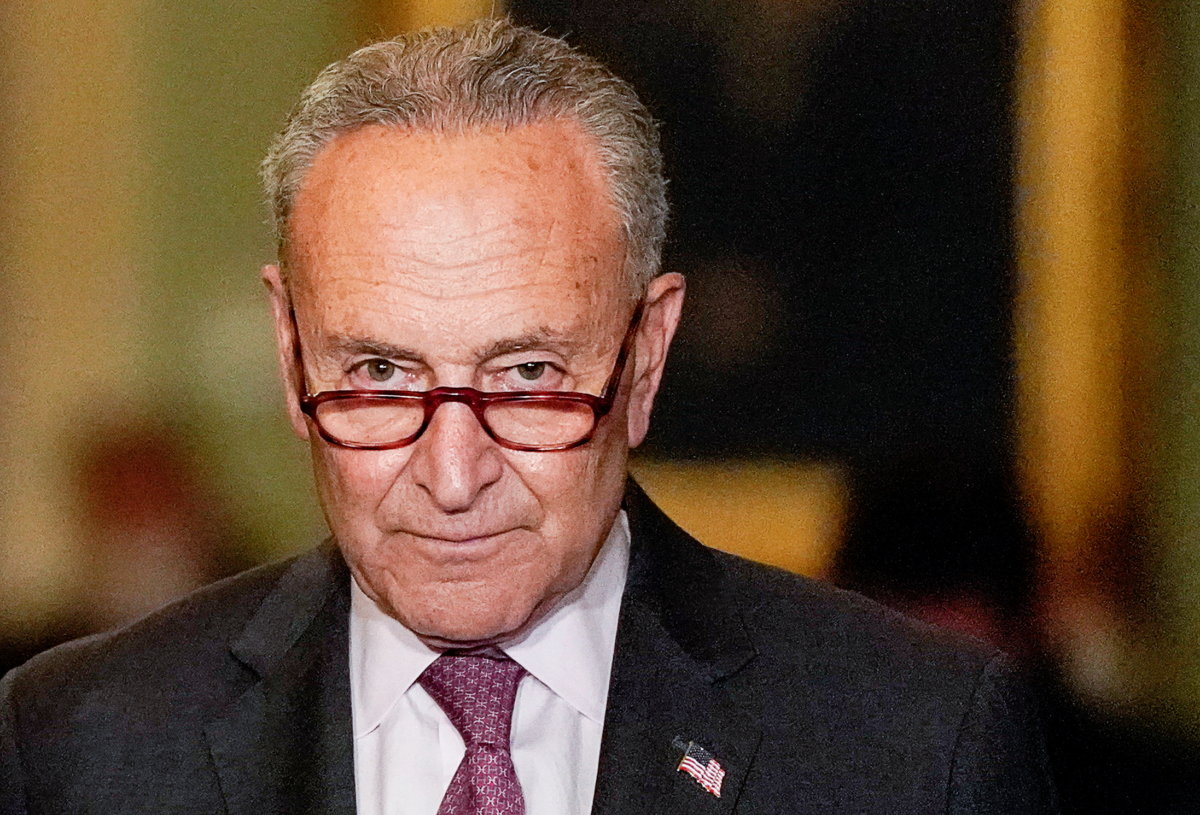 U.S.Senate Democrats hold weekly policy lunch at the U.S. Capitol in Washington