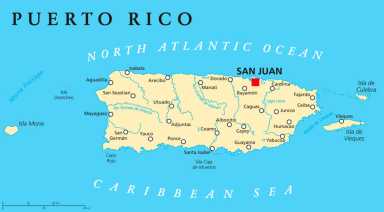 Puerto Rico Political Map
