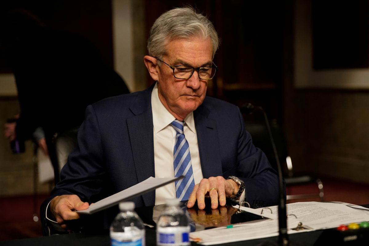 Treasury Secretary Janet Yellen and Federal Reserve Chair Jerome Powell testify before a Senate Banking Committee hybrid hearing on oversight of the Treasury Department and the Federal Reserve on Capitol Hill in Washington