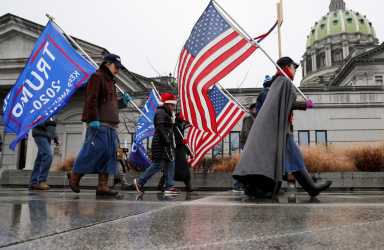 FILE PHOTO: Pennsylvania electors of Electoral College gather to cast votes in the U.S. presidential election at the State Capitol in Harrisburg, Pennsylvania