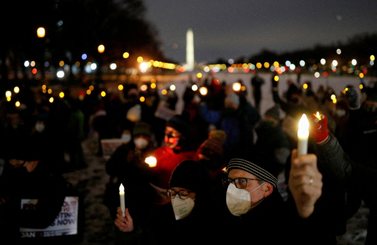 FILE PHOTO: First anniversary of the January 6, 2021 attack on the Capitol by supporters of former President Donald Trump, in Washington