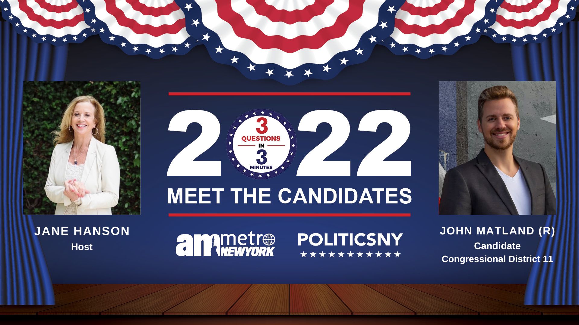 2022 Meet the Candidates John Matland for Congressional District 11