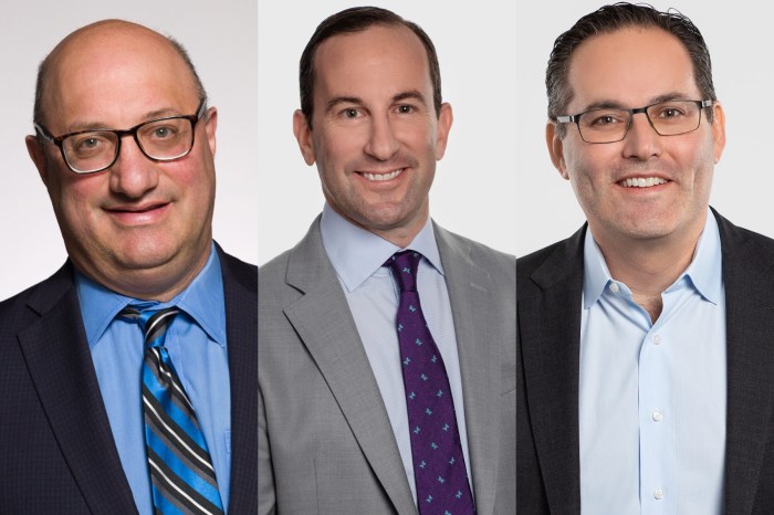 Global Strategy Group (Left to right: Jeffrey Plaut, Jefrey Pollock, and Nick Gourevitch)