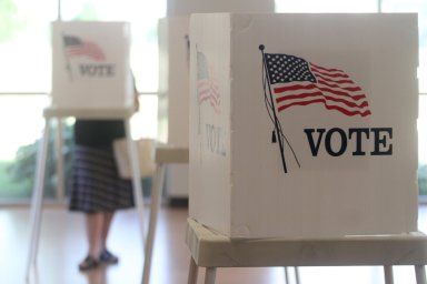 Voting Booths Ready for Use