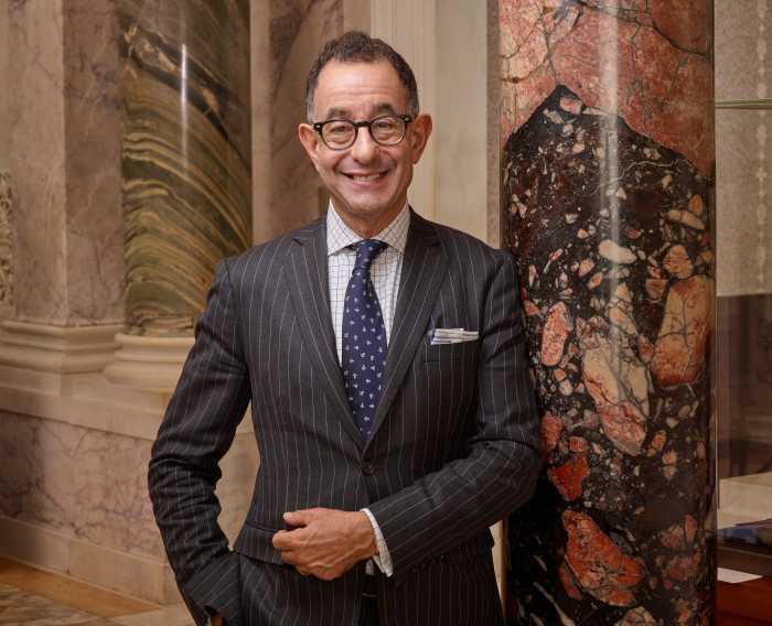 Colin Bailey Formal Portrait in the Rotunda, Morgan Library & Museum, Photography by Graham S. Haber, November 2015