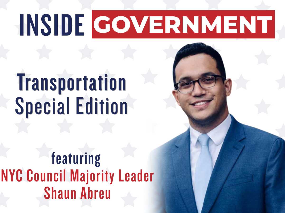Inside Government with PoliticsNY: A Q&A with Chair of the NYC Council Committee on Transportation and Infrastructure Shaun Abreu